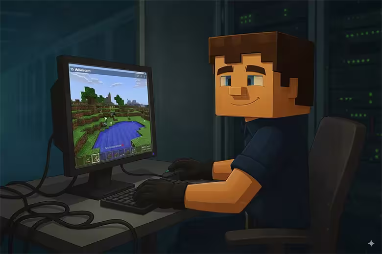 joueur a minecraft