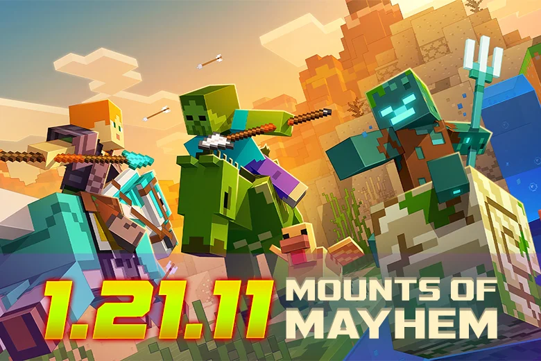 Minecraft 1.21.11 : Les Montures de Mayhem disponible
